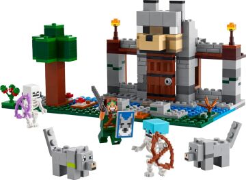 LEGO Minecraft Kurt Kalesi 21261-8 Yaş ve Üzeri Macera Oyunları Seven Çocuklar İçin İskelet Kaşif İçeren Yaratıcı Oyuncak Yapım Seti (312 Parça)