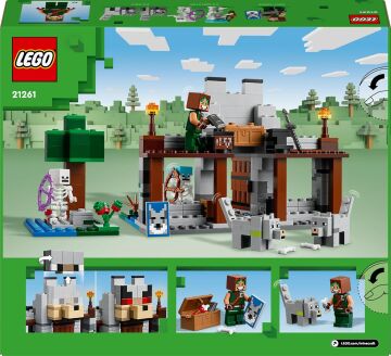 LEGO Minecraft Kurt Kalesi 21261-8 Yaş ve Üzeri Macera Oyunları Seven Çocuklar İçin İskelet Kaşif İçeren Yaratıcı Oyuncak Yapım Seti (312 Parça)
