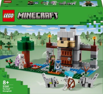 LEGO Minecraft Kurt Kalesi 21261-8 Yaş ve Üzeri Macera Oyunları Seven Çocuklar İçin İskelet Kaşif İçeren Yaratıcı Oyuncak Yapım Seti (312 Parça)