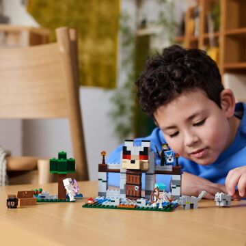LEGO Minecraft Kurt Kalesi 21261-8 Yaş ve Üzeri Macera Oyunları Seven Çocuklar İçin İskelet Kaşif İçeren Yaratıcı Oyuncak Yapım Seti (312 Parça)