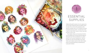 Drawing and Painting Expressive Little Faces: Step-by-Step Techniques for Creating People and Portraits with Personality--Explore Watercolors, Inks, Markers, and More