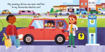 Busy Cars: A Push, Pull, Slide Book