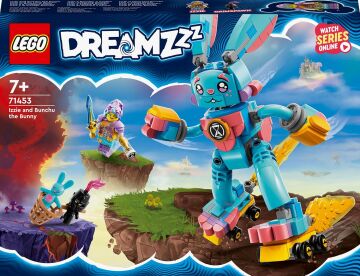 LEGO® DREAMZzz™ Izzie ve Tavşan Bunchu 71453-7 Yaş ve Üzeri Çocukların 2 Farklı Tavşan Bunchu İnşa Edilebileceği Yaratıcı Oyuncak Yapım Seti (259 Parça)