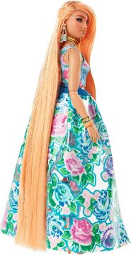 Barbie Extra Fancy - Çiçekli Kostümlü Bebek, 3 yaş ve üzeri, HHN14