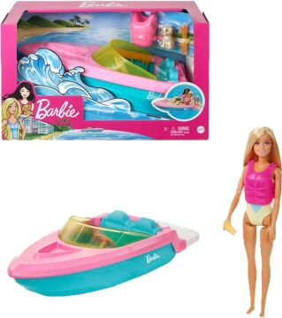 Barbie Bebek ve Teknesi Oyun Seti, 3 yaş ve üzeri, GRG30