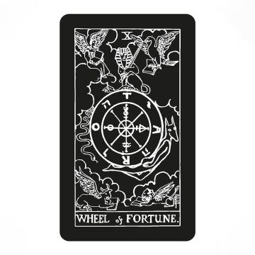 Ekorp Kitap Black Tarot English Edition, Arthur Edward Waite, 78 Kartlık Deste ve 96 Sayfa Rehber Kitap