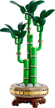 LEGO Botanicals Şans Bambusu 10344 – Yetişkin Kadın ve Erkekler için Bambu Sapları, Çakıl Taşları ve Ahşap Efektli Saksı İçeren Dekoratif Bitki Seti, Ev ve Ofis Dekorasyonu Hediye Fikri (325 Parça)