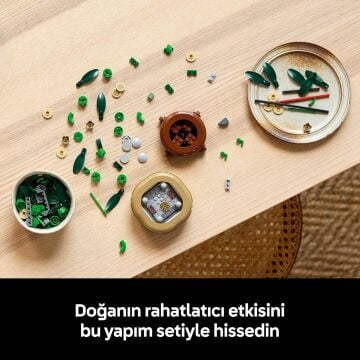 LEGO Botanicals Şans Bambusu 10344 – Yetişkin Kadın ve Erkekler için Bambu Sapları, Çakıl Taşları ve Ahşap Efektli Saksı İçeren Dekoratif Bitki Seti, Ev ve Ofis Dekorasyonu Hediye Fikri (325 Parça)