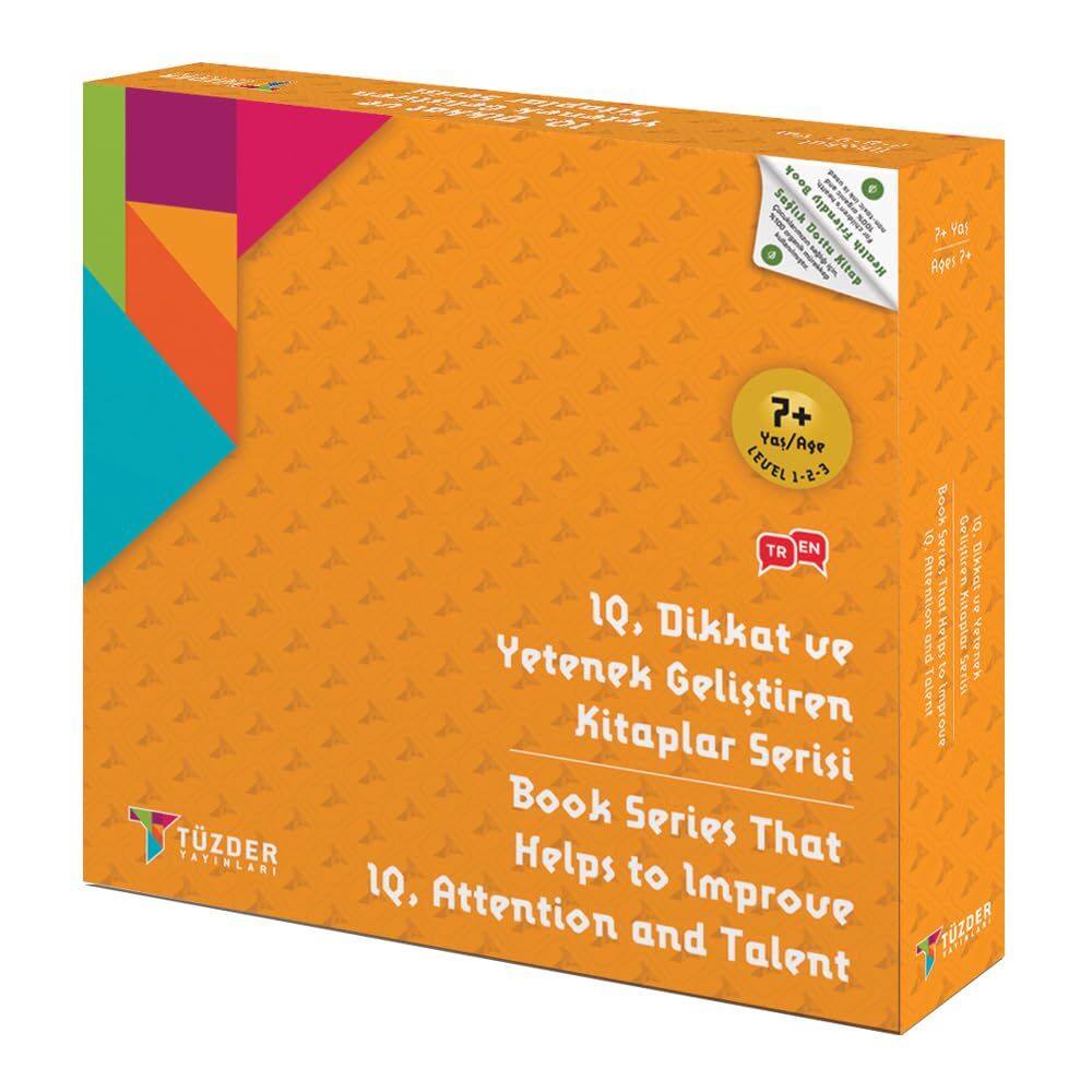 7+ Yaş 9’lu Set - IQ, Dikkat ve Yetenek Geliştiren Kitaplar Serisi