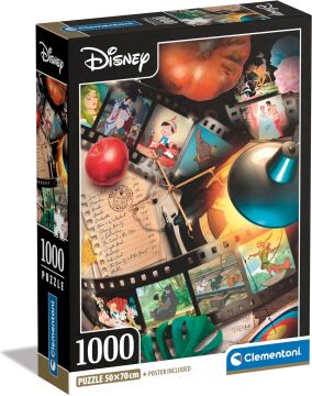 CLEMENTONI 1000 el. Compact Classic Movies [PUZZLE]