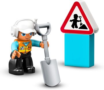 LEGO DUPLO İnşaat Buldozeri 10930-2 Yaş ve Üzeri Çocuklar İçin Mini Buldozer İçeren Eğitici Oyuncak Yapım Seti (10 Parça)