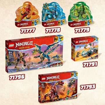 LEGO NINJAGO Zane'in Ejderha Gücü Spinjitzu Yarış Arabası 71791