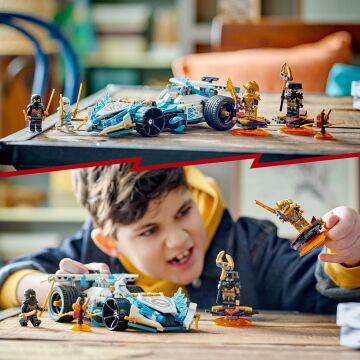 LEGO NINJAGO Zane'in Ejderha Gücü Spinjitzu Yarış Arabası 71791