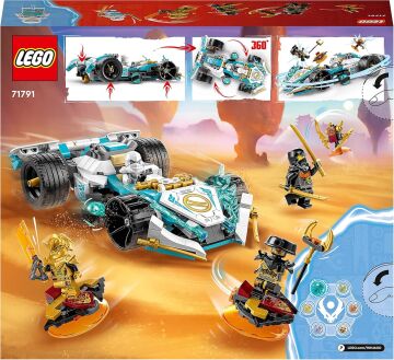 LEGO NINJAGO Zane'in Ejderha Gücü Spinjitzu Yarış Arabası 71791