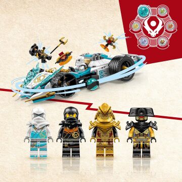 LEGO NINJAGO Zane'in Ejderha Gücü Spinjitzu Yarış Arabası 71791