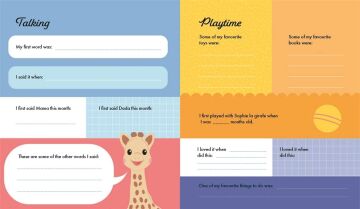 Sophie la girafe: Baby's First Year: A Keepsake Book for Baby's Special Moments