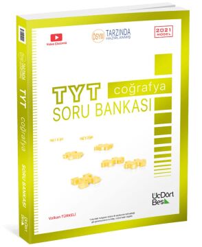 Üç Dört Beş TYT Coğrafya Soru Bankası-YENİ