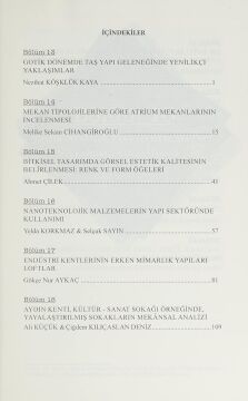 Mimarlık Planlama ve Tasarım Alanında Araştırma ve Değerlendirmeler Mayıs Cilt 2