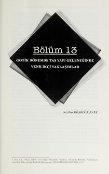 Mimarlık Planlama ve Tasarım Alanında Araştırma ve Değerlendirmeler Mayıs Cilt 2