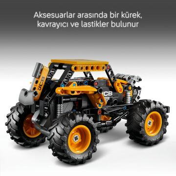 LEGO Technic Monster Jam DIGatron Çek–Bırak Oyuncak Kamyon – Yaratıcı Oyunları Seven 7 Yaş ve Üzeri Erkek ve Kız Çocukları için Araç Yapım Seti, Hediye Fikri 42199 (218 Parça)