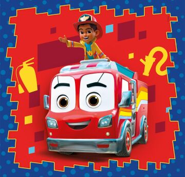 CLEMENTONI 3x48 Super Kolor Firebuds [PUZZLE]