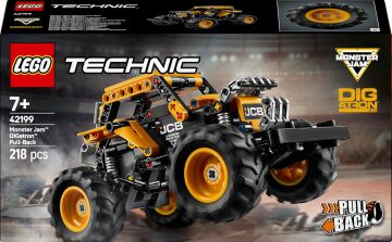 LEGO Technic Monster Jam DIGatron Çek–Bırak Oyuncak Kamyon – Yaratıcı Oyunları Seven 7 Yaş ve Üzeri Erkek ve Kız Çocukları için Araç Yapım Seti, Hediye Fikri 42199 (218 Parça)