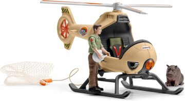 SCHLEICH 42476 Kurtarma Helikopteri Oyuncak Figürü, Çok Renkli