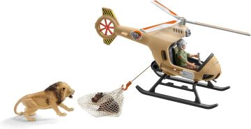 SCHLEICH 42476 Kurtarma Helikopteri Oyuncak Figürü, Çok Renkli