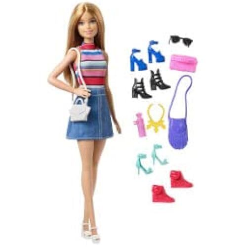 Barbie Bebek ve Muhteşem Aksesuarları FVJ42