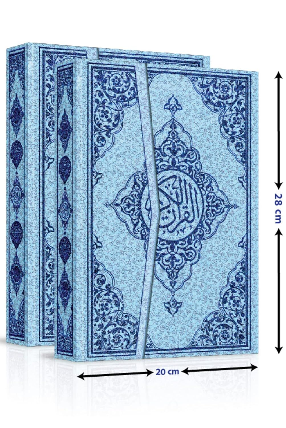 Kur'an-ı Kerim Bilgisayar Hatlı - Mavi Cilt (Rahle Boy, Kod: M17)