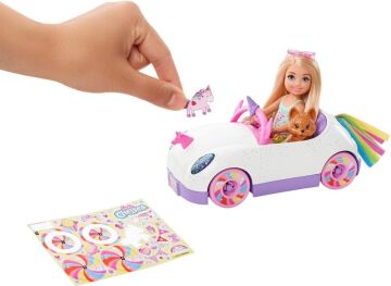 Barbie Chelsea Bebek ve Arabası, 3 yaş ve üzeri, GXT41