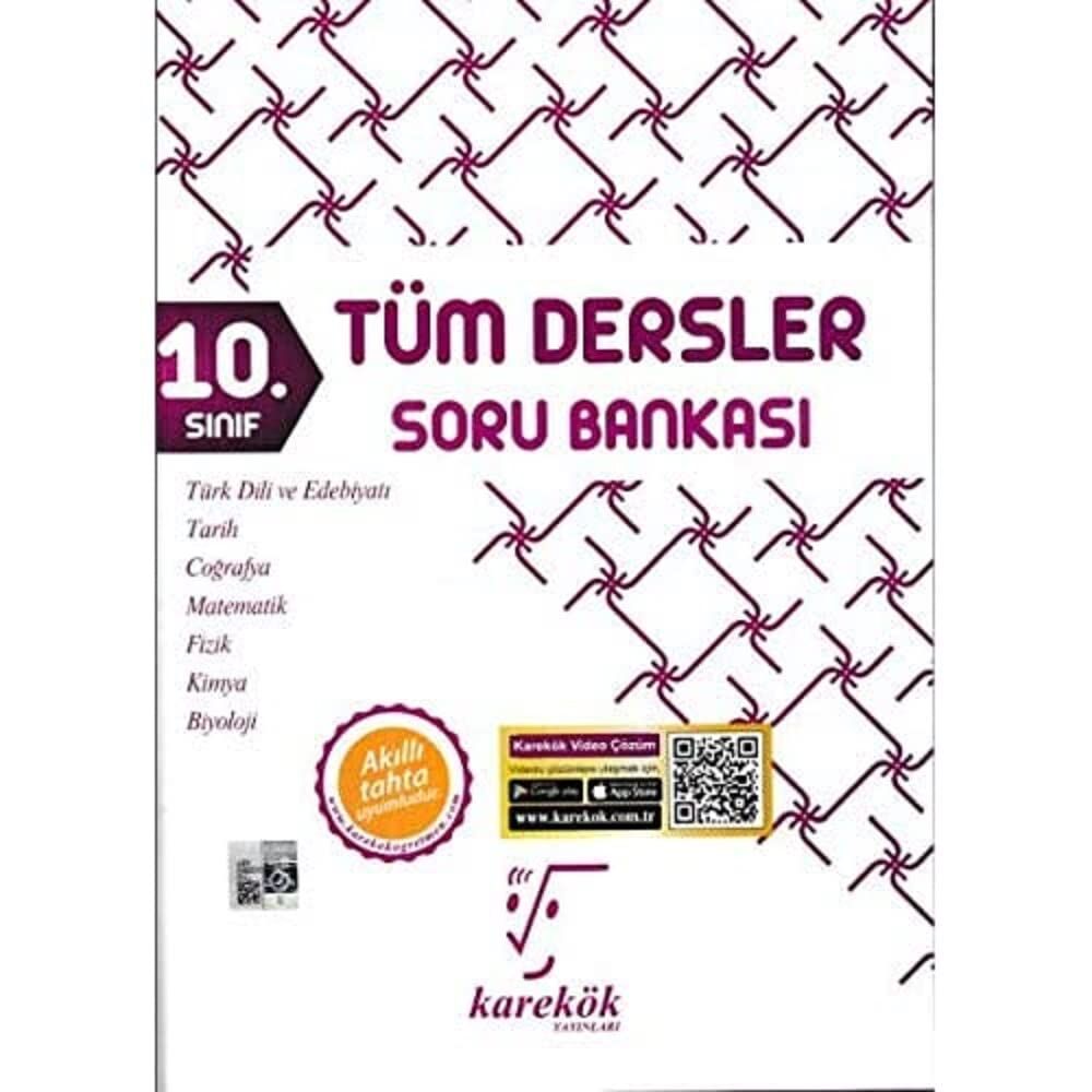 Karekök 10. Sınıf Tüm Dersler Soru Bankası Yeni