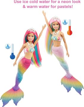 Barbie Dreamtopia Renk Değiştiren Sihirli Denizkızı, 3 yaş ve üzeri, GTF89