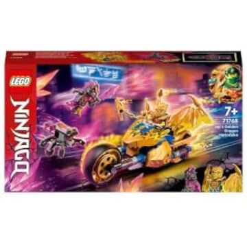LEGO® NINJAGO® Jay'in Altın Ejderha Motosikleti 71768-7 Yaş ve Üzeri için bir Ninja Motosikleti İçeren Oyuncak Yapım Seti (137 Parça)