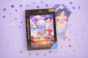 Ravensburger Disney Kalesi Yapboz: Yasemin Sürümü | 1000 Parça Yapboz | Benzersiz Softclick Teknolojisi | Agrabah Sarayı Teması | FSC Sertifikalı