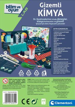 Clementoni Bilim ve Oyun - Gizemli Kimya Oyuncak