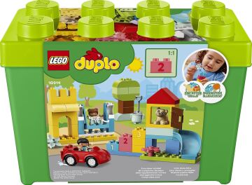 LEGO DUPLO Classic Lüks Yapım Parçası Kutusu 10914 - 18 Ay ve Üzeri Çocuklar için Gelişimi Destekleyen Yaratıcı Oyuncak Yapım Seti (85 Parça)