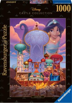 Ravensburger Disney Kalesi Yapboz: Yasemin Sürümü | 1000 Parça Yapboz | Benzersiz Softclick Teknolojisi | Agrabah Sarayı Teması | FSC Sertifikalı