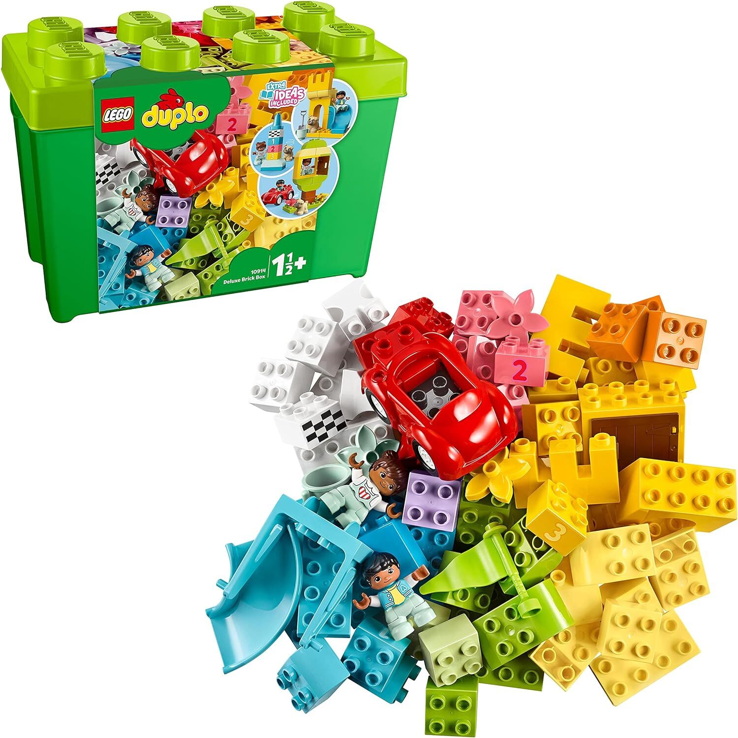LEGO DUPLO Classic Lüks Yapım Parçası Kutusu 10914 - 18 Ay ve Üzeri Çocuklar için Gelişimi Destekleyen Yaratıcı Oyuncak Yapım Seti (85 Parça)