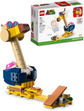 LEGO® Super Mario™ Conkdor'un Kafa Tokmağı Ek Macera Seti 71414-6 Yaş ve Üzeri Çocuklar için Yaratıcı Oyuncak Yapım Seti (130 Parça)