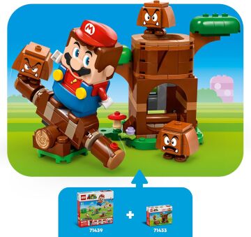 LEGO® Super Mario™ Goomba Oyun Parkı 71433-7 Yaş ve Üzeri İçin Koleksiyonluk Yaratıcı Nintendo® Macerası Oyuncak Yapım Seti (173 Parça)