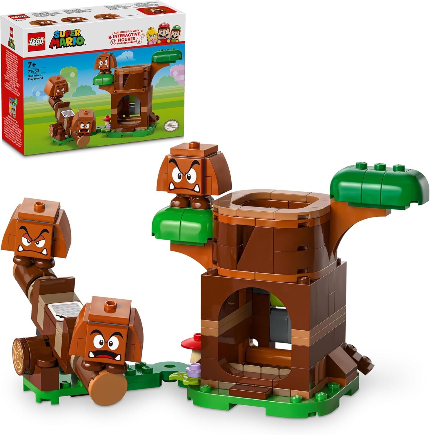LEGO® Super Mario™ Goomba Oyun Parkı 71433-7 Yaş ve Üzeri İçin Koleksiyonluk Yaratıcı Nintendo® Macerası Oyuncak Yapım Seti (173 Parça)