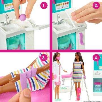 Barbie'nin Klinik Oyun Seti, 4 yaş ve üzeri, GTN61