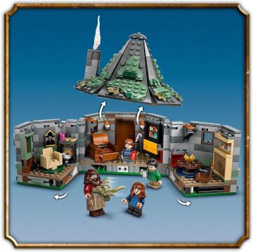 LEGO Harry Potter Hagrid’in Kulübesi: Beklenmedik Bir Ziyaret 76428-8 Yaş ve Üzeri Harry Potter Hayranları için 5 Minifigür İçeren Koleksiyonluk Yaratıcı Oyuncak Yapım Seti (896 Parça)