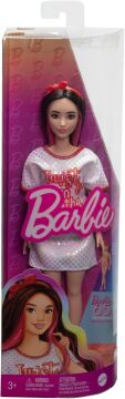 Barbie Büyüleyici Parti Bebekleri (Fashionistas) - Beyaz Tişört Elbiseli Bebek, Oyuncak