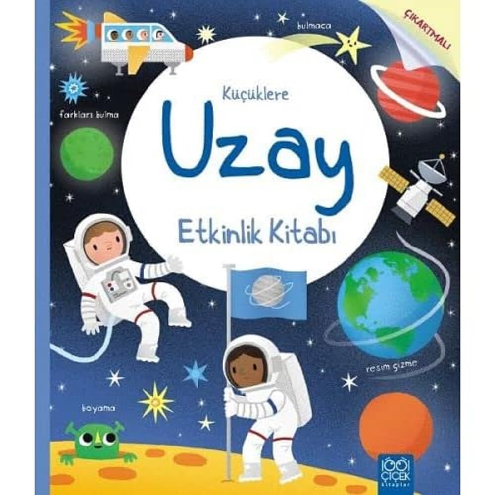 Küçüklere Uzay Etkinlik Kitabı: Çıkartmalı