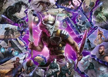 Ravensburger 169061 1000 Parçalı Puzzle Marvel Villains: Killmonger, Renkli