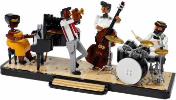LEGO Ideas Caz Dörtlüsü 21334 - Müzik Tutkunu Yetişkinler için Yap-Sergile Model Yapım Seti (1606 Parça)