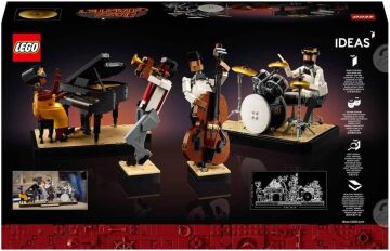 LEGO Ideas Caz Dörtlüsü 21334 - Müzik Tutkunu Yetişkinler için Yap-Sergile Model Yapım Seti (1606 Parça)