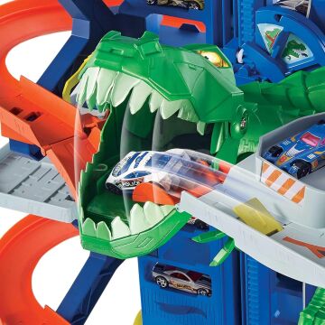 Hot Wheels Robotik T-rex Ultimate Garaj , 5 yaş ve üzeri, GJL14